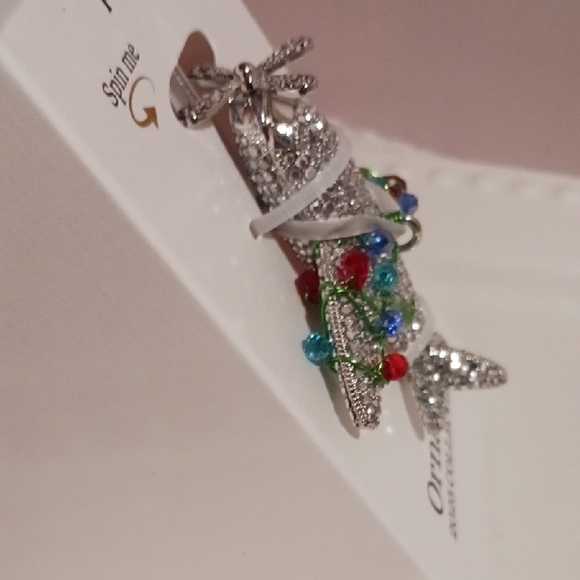 Gorgeous! Piper*K  Silver Sparkle Airplane Collectible Ornament ✈️ - Picture 5 of 7